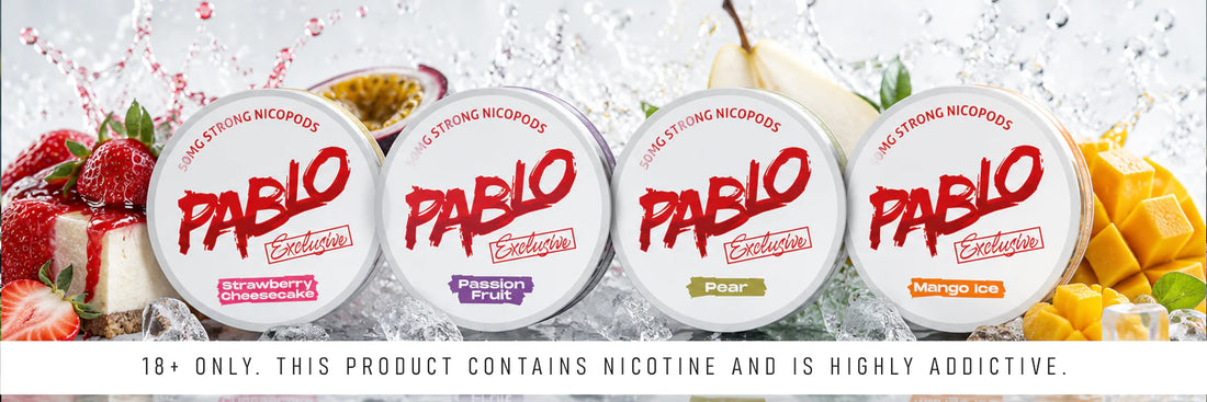 Exclusive Pablo Flavors for Premium Nicotine Pouches