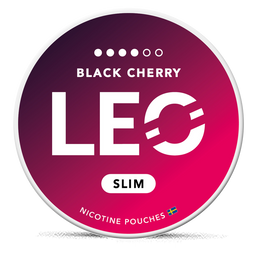 LEO Black Cherry nicotine pouches wholesale | Swepouch
