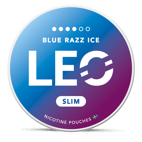 LEO Blue Razz Ice nicotine pouches wholesale | Swepouch
