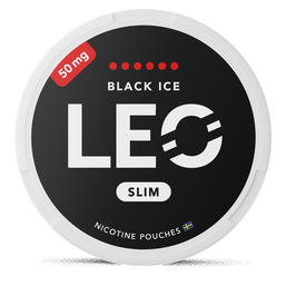 LEO Black Ice nicotine pouches wholesale | Swepouch
