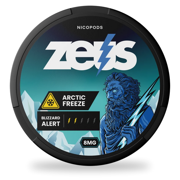 ZEUS Arctic Freeze nicotine pouches wholesale | Swepouch
