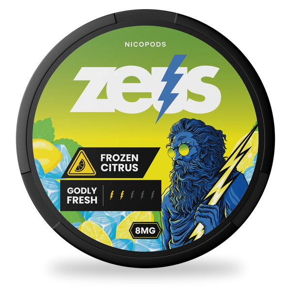 ZEUS Frozen Citrus nicotine pouches wholesale | Swepouch
