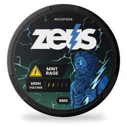 ZEUS Mint Rage nicotine pouches wholesale | Swepouch
