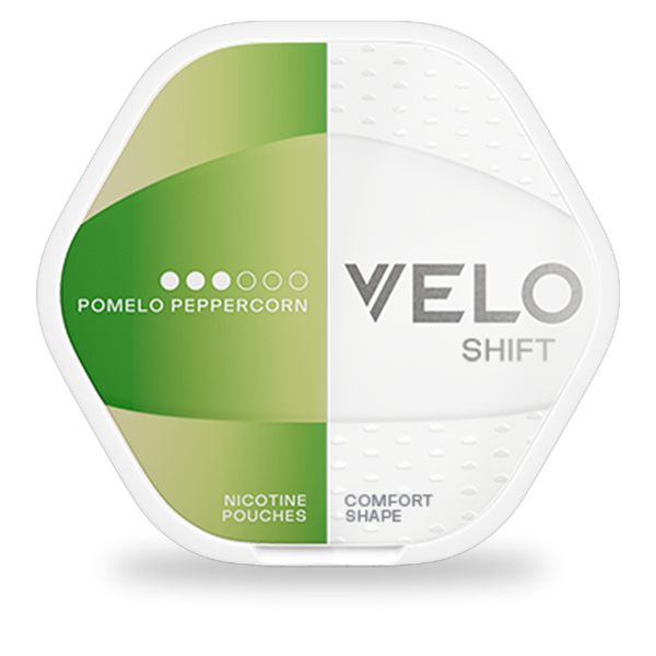 VELO Shift Pomelo Peppercorn nicotine pouches wholesale | Swepouch
