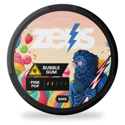 ZEUS Bubblegum nicotine pouches wholesale | Swepouch
