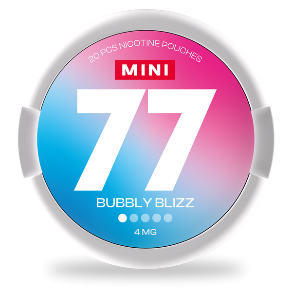 77 Bubbly Blizz Mini nicotine pouches wholesale | Swepouch
