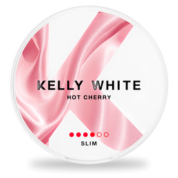 Kelly White Hot Cherry nicotine pouches