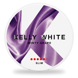 Kelly White Minty Grape nicotine pouches