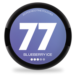 77 Blueberry Ice nicotine pouches wholesale | Swepouch
