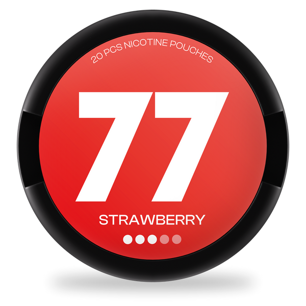 77 Strawberry nicotine pouches wholesale | Swepouch
