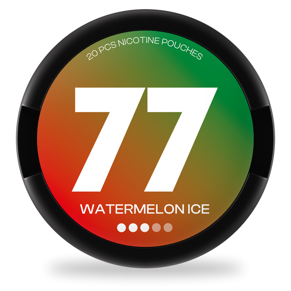 77 Watermelon Ice nicotine pouches wholesale | Swepouch
