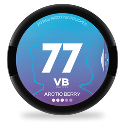 77 VB Edition Arctic Berry nicotine pouches wholesale | Swepouch
