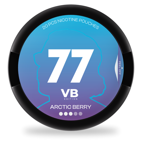 77 VB Edition Arctic Berry nicotine pouches wholesale | Swepouch

