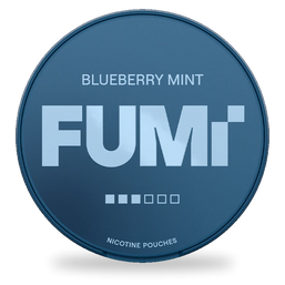 FUMi Blueberry Mint nicotine pouches wholesale | Swepouch
