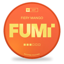 FUMi Fiery Mango nicotine pouches wholesale | Swepouch
