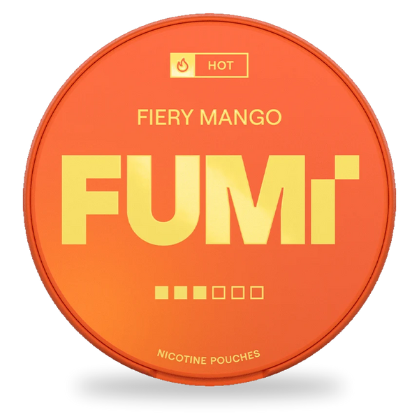 FUMi Fiery Mango nicotine pouches wholesale | Swepouch
