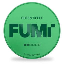 FUMi Green Apple nicotine pouches wholesale | Swepouch
