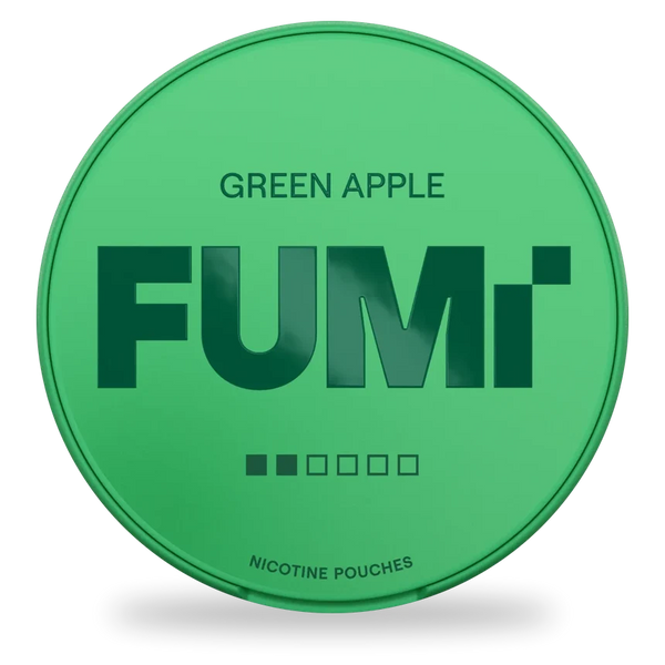 FUMi Green Apple nicotine pouches wholesale | Swepouch
