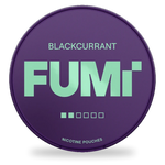 FUMi Blackcurrant nicotine pouches wholesale | Swepouch

