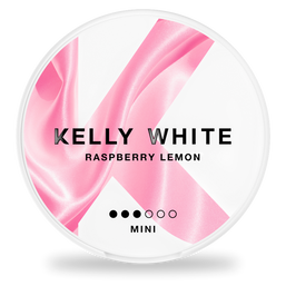 Kelly White Raspberry Lemon nicotine pouches