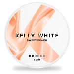 Kelly White Sweet Peach nicotine pouches wholesale | Swepouch
