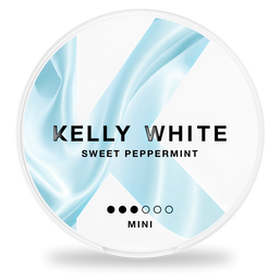 Kelly White Sweet Peppermint nicotine pouches
