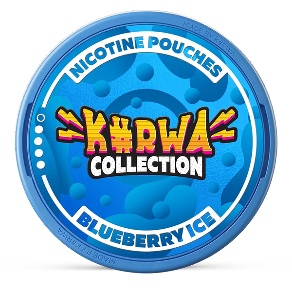 K#rwa Collection blueberry ice 12mg nicotine pouches wholesale | Swepouch