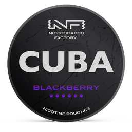 CUBA blackberry 43mg nicotine pouches wholesale in Products collection | Swepouch