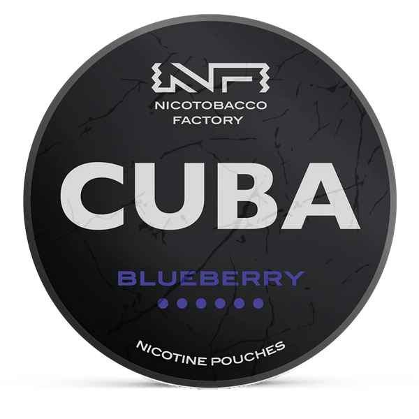 CUBA blueberry 43mg nicotine pouches wholesale | Swepouch