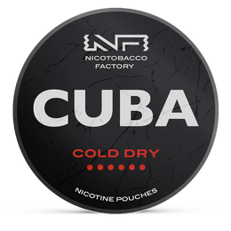 CUBA cold dry 43mg nicotine pouches wholesale in Products collection | Swepouch