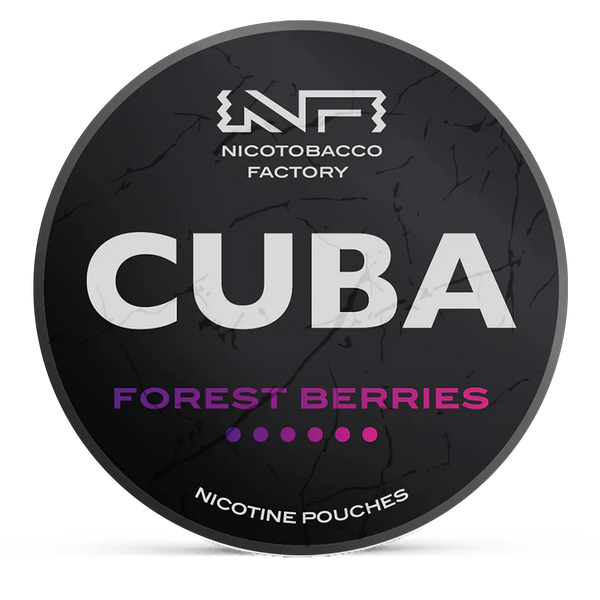 CUBA forest berries 43mg nicotine pouches wholesale | Swepouch