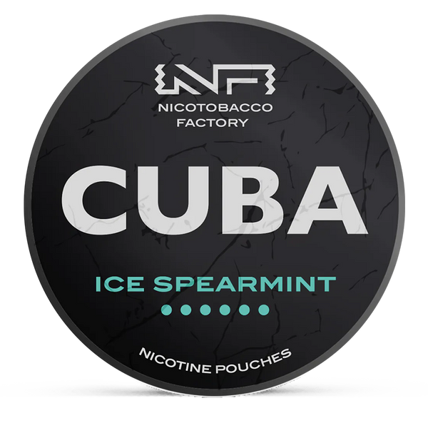 CUBA ice spearmint 43mg nicotine pouches wholesale | Swepouch