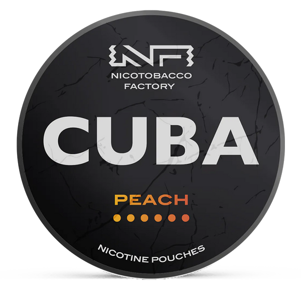CUBA peach 43mg nicotine pouches wholesale | Swepouch