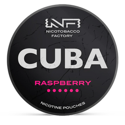 CUBA raspberry 43mg nicotine pouches wholesale | Swepouch