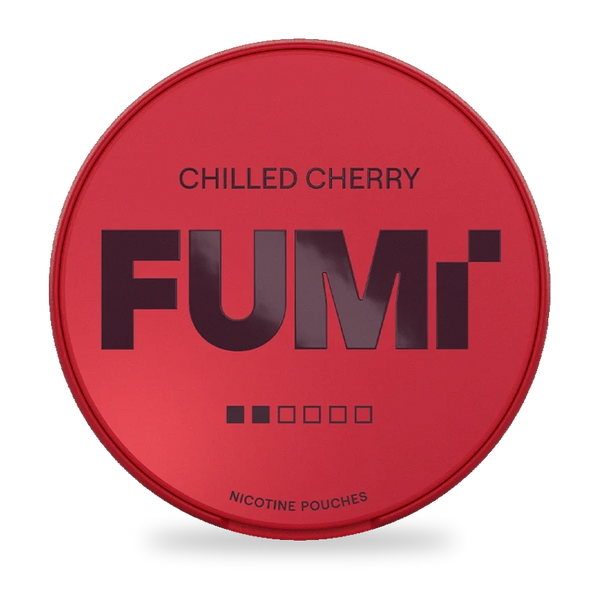 FUMi Chilled Cherry nicotine pouches wholesale | Swepouch
