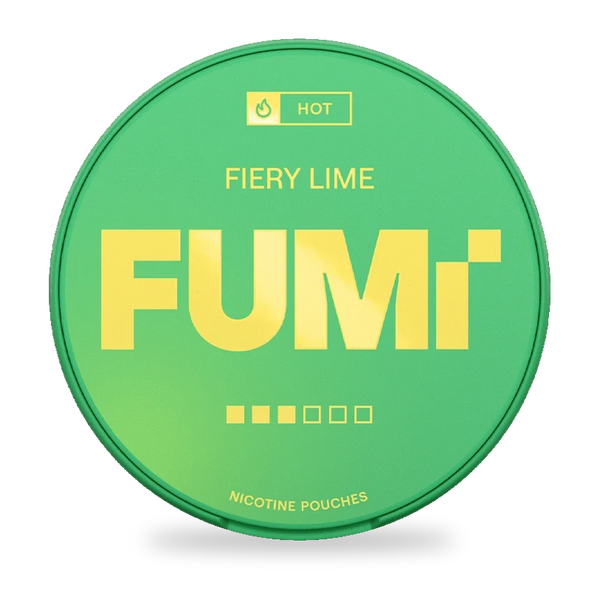 FUMi Fiery Lime nicotine pouches wholesale | Swepouch
