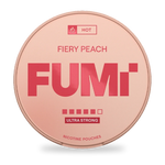 FUMi Fiery Peach nicotine pouches wholesale | Swepouch
