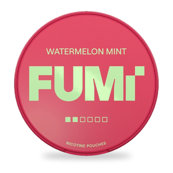 FUMi Watermelon Mint nicotine pouches wholesale | Swepouch
