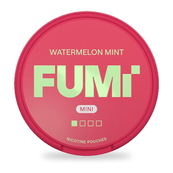 FUMi Watermelon Mint Mini nicotine pouches wholesale | Swepouch
