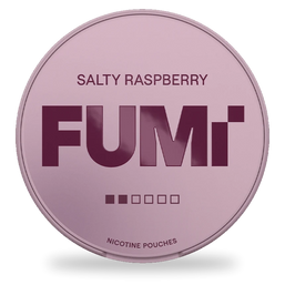 FUMi Salty Raspberry nicotine pouches wholesale | Swepouch
