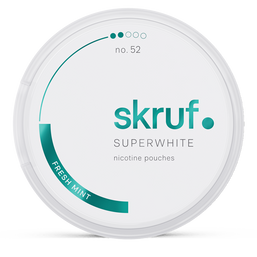 SWEPOUCH skruf fresh mint 6mg nicotine pouches wholesale in Skruf Superwhite collection | Swepouch