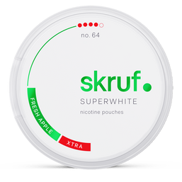 SWEPOUCH skruf fresh apple 11mg nicotine pouches wholesale in Skruf Superwhite collection | Swepouch