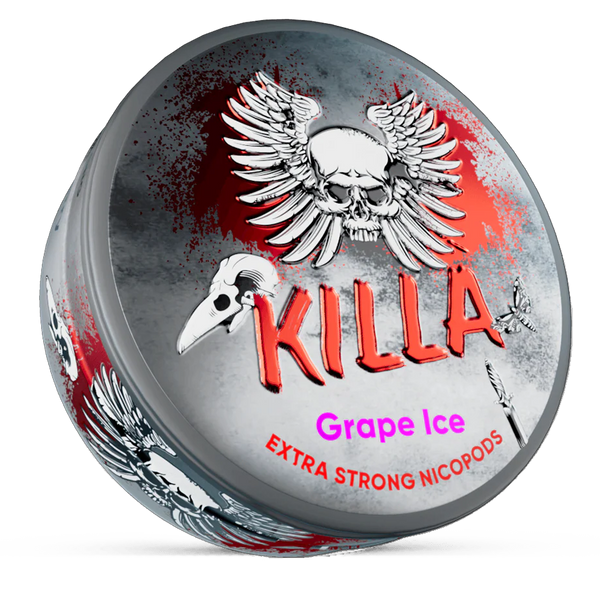 Killa grape ice 16mg nicotine pouches wholesale | Swepouch