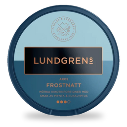Lundgrens Aros Frostnatt nicotine pouches wholesale | Swepouch
