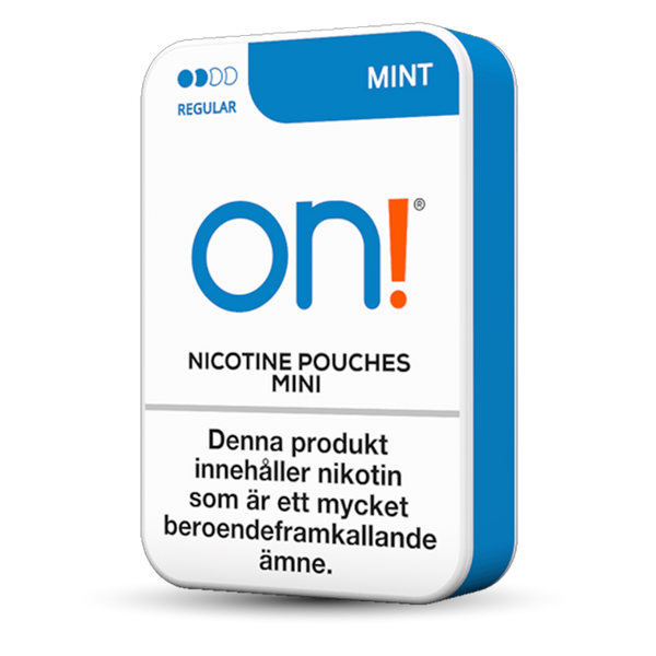 ON! on! mint 3mg nicotine pouches wholesale | Swepouch