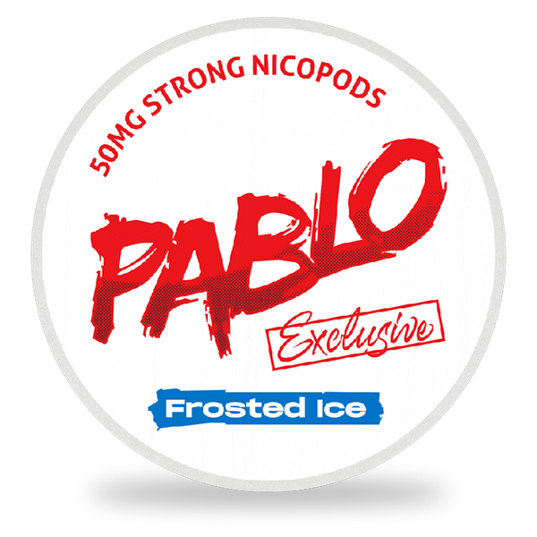 Pablo Exclusive Frosted Ice nicotine pouches wholesale | Swepouch
