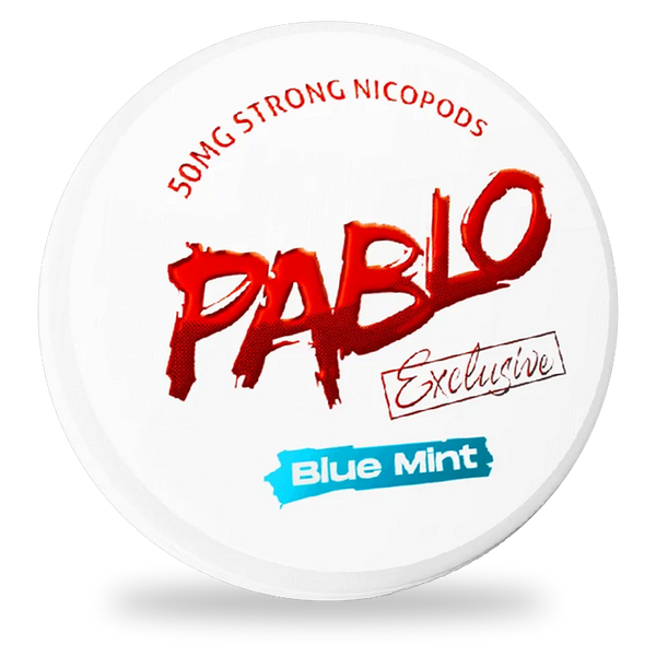 Pablo Exclusive Blue Mint nicotine pouches wholesale | Swepouch
