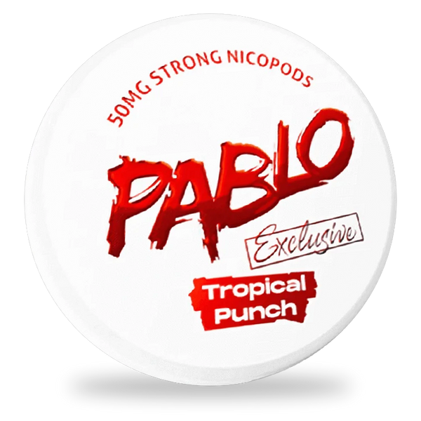 Pablo Exclusive Tropical Punch nicotine pouches wholesale | Swepouch
