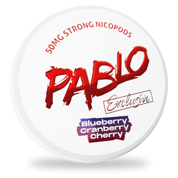 Pablo Exclusive Blueberry Cranberry Cherry nicotine pouches