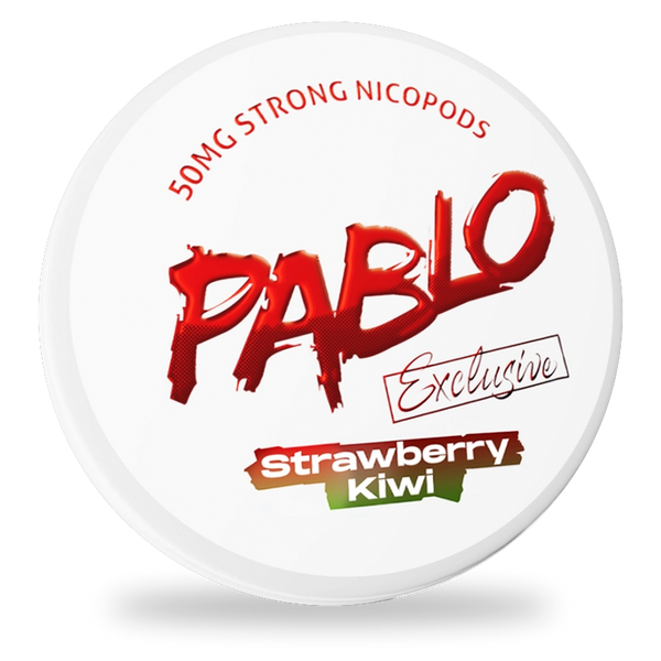 Pablo Exclusive Strawberry Kiwi nicotine pouches wholesale | Swepouch
